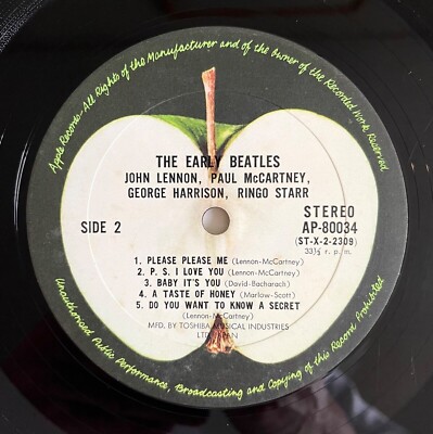 THE BEATLES Rarities & The Early Beatles JAPAN VINYL LP RECORD x 2