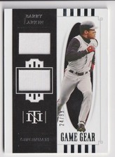 2021 National Treasures Game Gear Dual Materials Barry Larkin 24/99