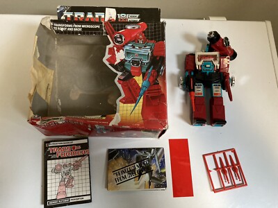Vintage 1985 Transformers G1 Perceptor with Box