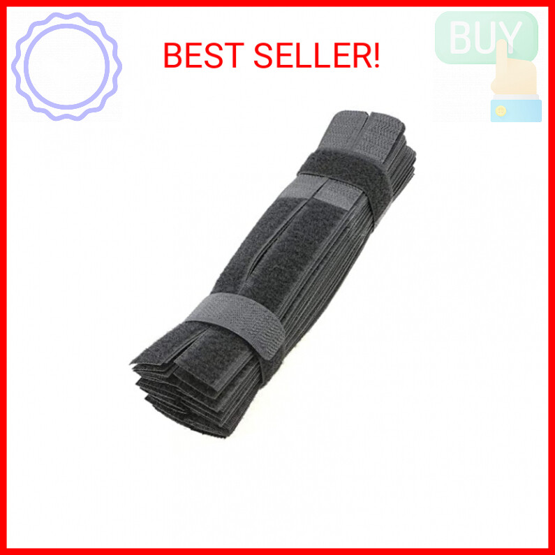 Pasow 50pcs Cable Ties Reusable Fastening Wire Organizer Cord Rope Holder 7 Inch