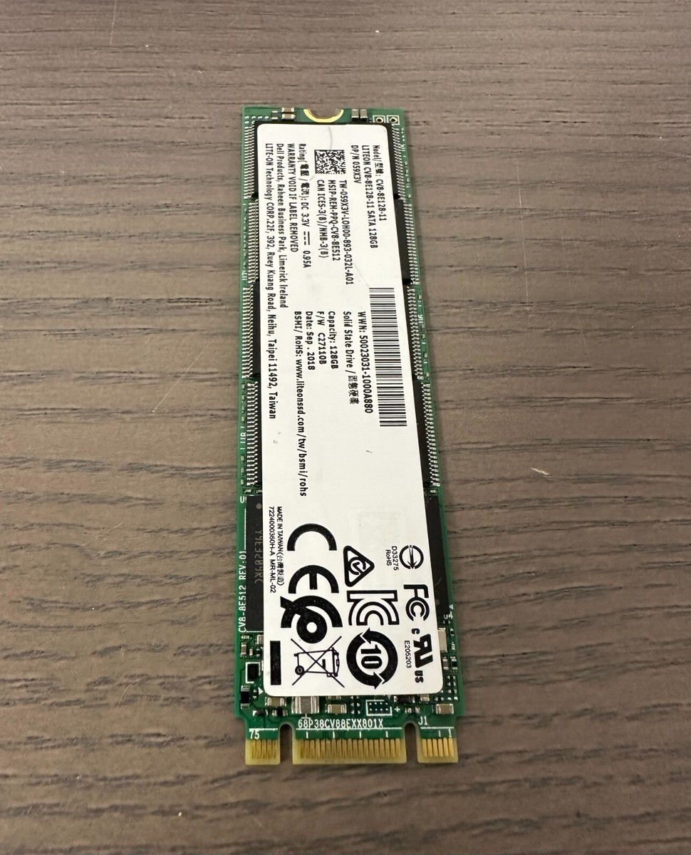 Solid State Drive M.2 2280 Dell 059X3V 59X3V Lite-On CV8-8E128-11