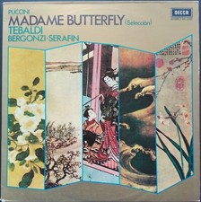 Puccini - Madame Butterfly, TEBALDI, BERGONZI, SERAFIN, Decca SXL 2202, STEREO