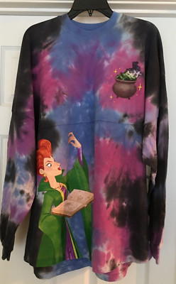 Disney Parks Hocus Pocus ''Tonight We Fly'' Spirit Jersey Size L Sanderson Sisters