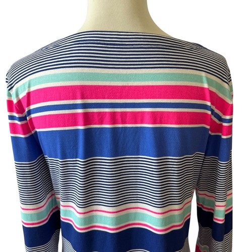 LILLY PULITZER SOPHIE KLEID M LEBENDIG KALEIDOSKOP STREIFEN STRETCH LEICHT - Bild 6 von 12