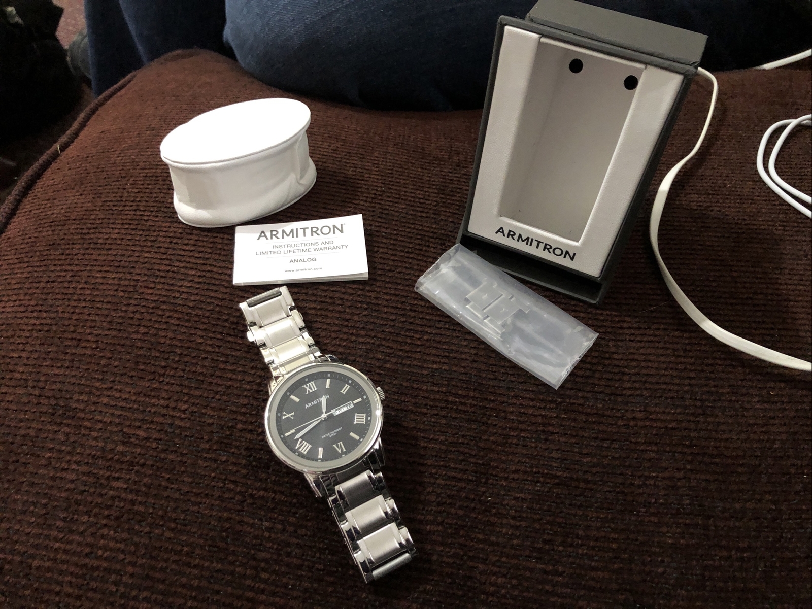 armitron mens watch stainless steel PC33 brand new eBay
