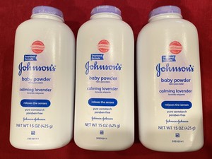 johnson's baby powder calming lavender