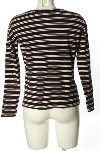 EDC Maglietta a righe Donna Taglia IT 40 nero-bianco-ruggine stile casual - Foto 5 di 5