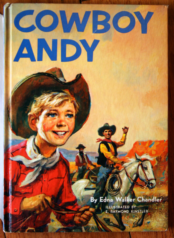 COWBOY ANDY by Edna Walker Chandler 1959 HC/DJ Seuss Beginner