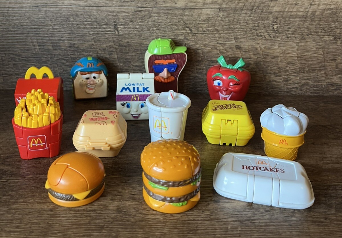 VTG McDonalds Changeables Transforming Food Lot Of 13 Collectible Ships Fast