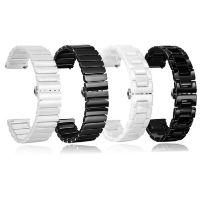 Keramik Armband für Samsung Galaxy Watch 3 4 5 6 7 40/44mm Classic 42/46/43/37mm