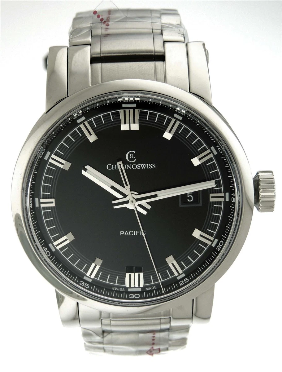New Men Chronoswiss Grand Pacific CH2883 Automatic Date 43mm Watch