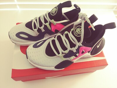 Nike Huarache E.D.G.E.(GS) Big Kids Shoes Pure Platinum white black AQ2431-002