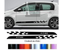 2 BANDES BAS DE CAISSE PORTES POUR SKODA CITIGO AUTOCOLLANT STICKER BD540-59