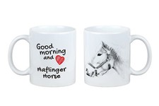 Tasse Haflinger Avec Cheval Bonjour Art-Chien