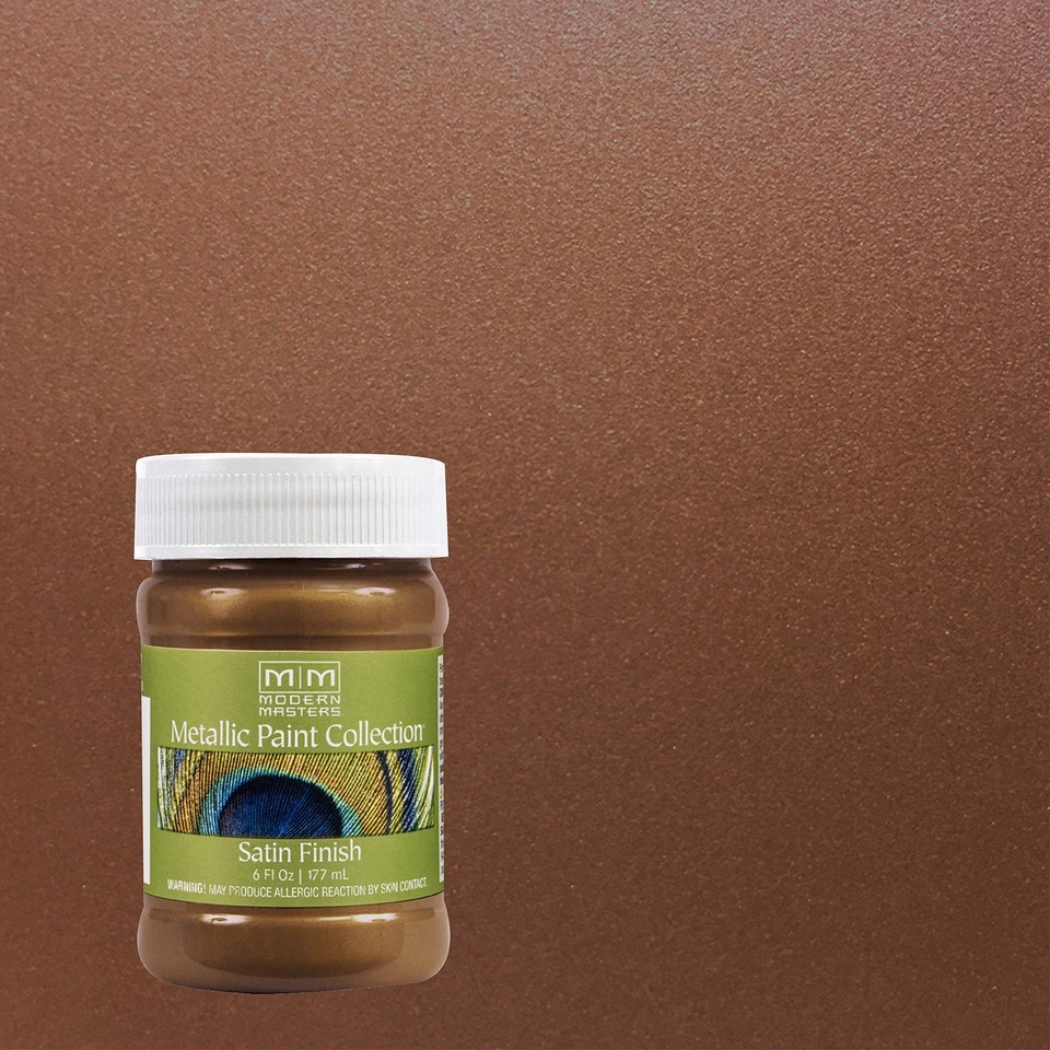 6 oz ME204 Antique Bronze Metallic Paint Collection WaterBased