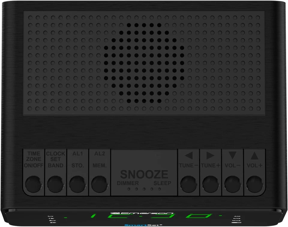 Smartset Dual Alarm Clock Radio with AM/FM Radio - Image 3 of 4