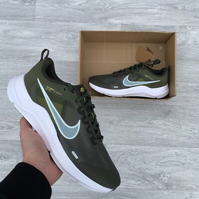 Nike Downshifter 12 Running Trainers Cargo Khaki/White