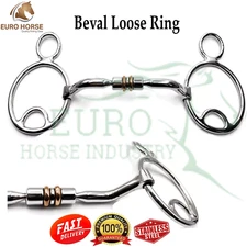 Western Universal Wilkie Bit Comfort Barrel Copper Roller Snaffle Horse Bits