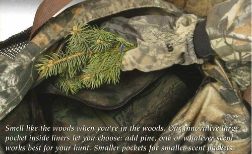 Critters Dreams Scent-Controlled Duffel Bags -Scent 'N Stuff - Realtree Hardwood - Afbeelding 16 van 20