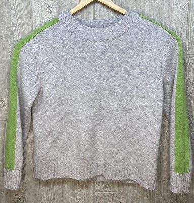 Outerknown Women s Archer Cashmere Crewneck Sweater Super Soft Size Large  READ 
