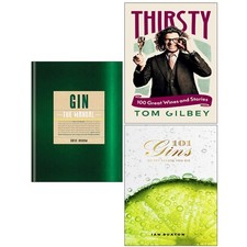 Thirsty 100 Great Wines,101 Gins To Try,Gin The Manual 3 Books Collection Set HB