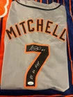 Kevin Mitchell Signed Gray Custom Baseball Jersey - COA issued.