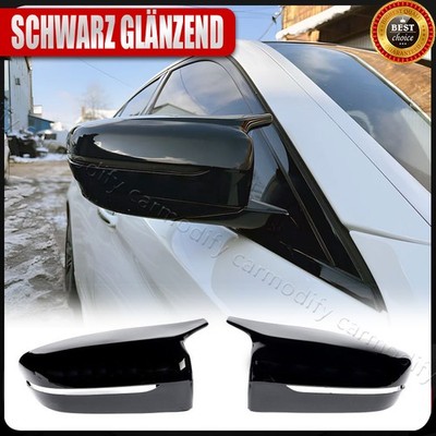 Spiegelkappen Sport Schwarz Glanz zum Austausch passend für BMW 5er G30 G31 17+