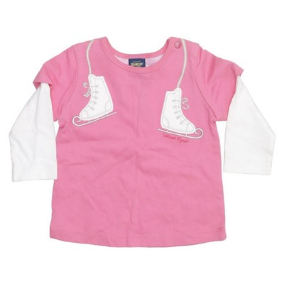 OshKosh B'gosh, Langarmshirt, Größe: 68, Pink/Weiß, Baumwolle, Print #OUF