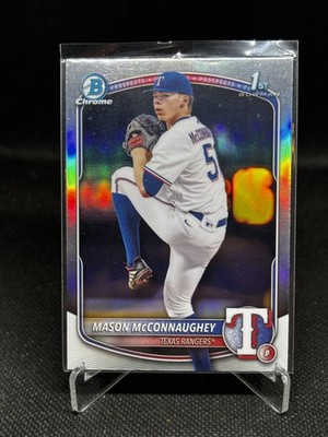 2025 Bowman Draft-Mason Mcconnaughey Refractor Rangers #BDC-117