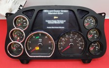 2014 PETERBILT 587 USED INSTRUMENT CLUSTER P#Q43-6057-1-2-102B