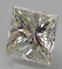 Certified 1.71 Carat G VVS2 Princess Natural Enhanced MINED Diamond 6.68x6.57mm — photo 2