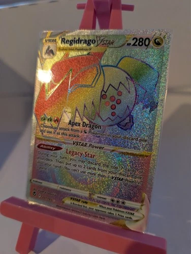 201/195 Regidrago Vstar Rainbow Silver Tempest Pokemon