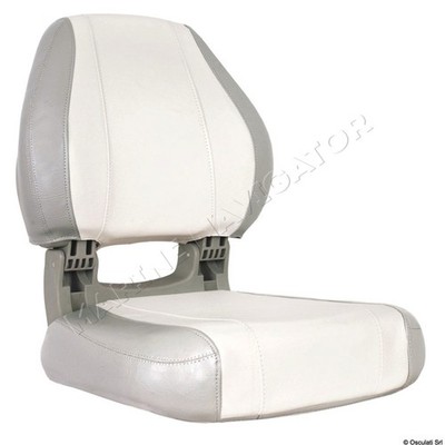 OSCULATI Scirocco ergonomic seat grey + white