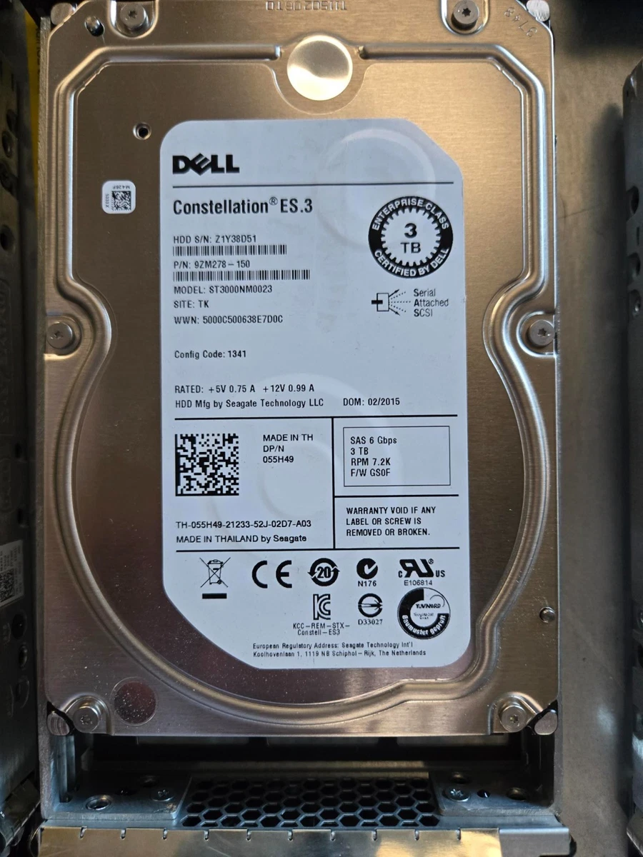 25+ Dell 3TB SAS Internal Hard Disk Drives for sale | Updated Oct 2026