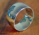 Solid 925 Sterling Silver Band & Statement Handmade Jewelry Ring All Size w45