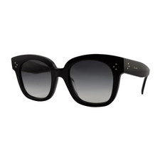 Celine 3 DOTS CL4002UN Black Oversized Women's Sunglasses 54mm 22mm 145mm - 01B