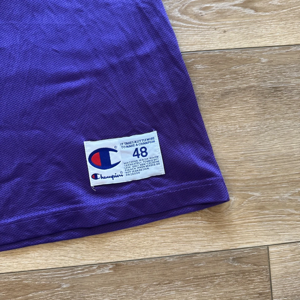 Vintage Utah Jazz Champion Jersey Mens XL 48 John Stockton NBA - Image 4 of 4