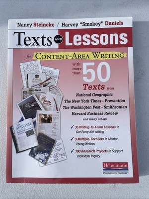 Texts and Lessons for Content-Area Writing With More Than 50 Texts 2016 