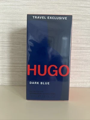 HUGO BOSS DARK BLUE 75ML EDT SPRAY FOR HIM - NEW BOXED & SEALED AUTHENTIC
