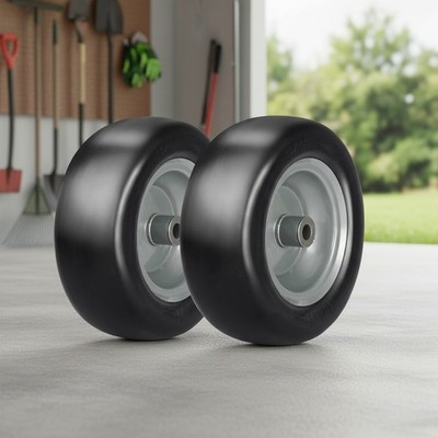 Puncture-Proof 2 PCS 11x4.00-5 Lawn Mower Tires - Universal Compatibility