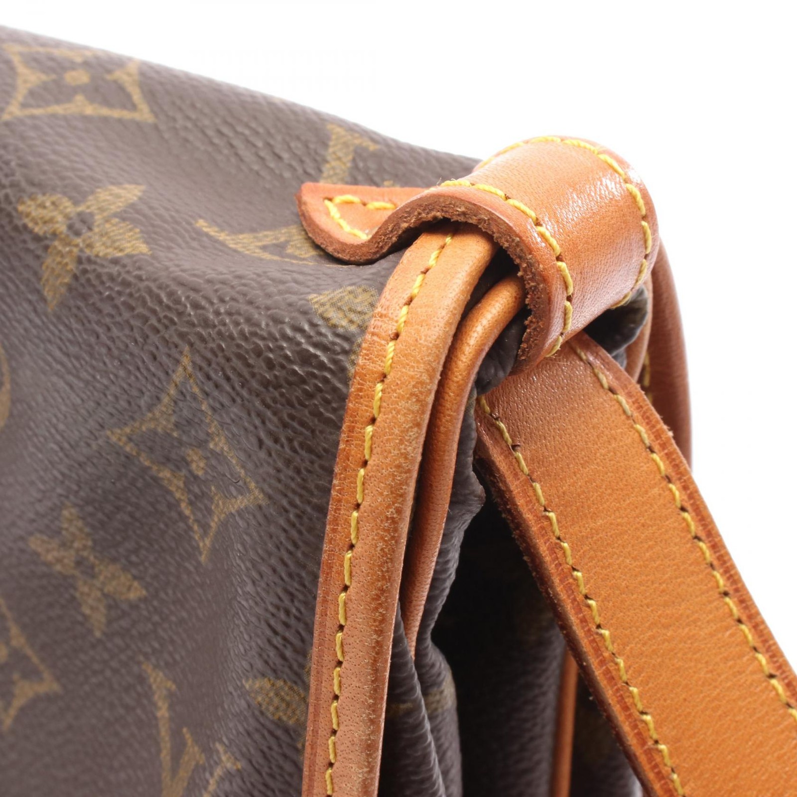 LOUIS VUITTON Saumur 30 Shoulder crossbody Bag M42256 Monogram leather Brown LV