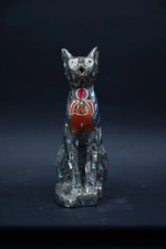Rare Ancient Egyptian Antiquities Statue Of God Bastet God Egyptian Pharaonic BC
