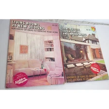 Living Rooms New Designs New House Extensions Improvements 1972 SET OF 2