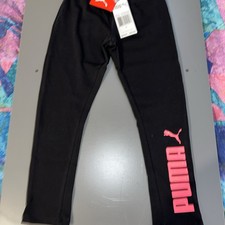 Children's leggings by Puma. For a 5- year-old. New. Black