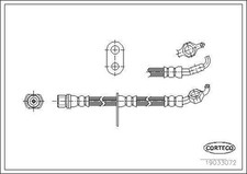 Flexible de frein Toyota CELICA