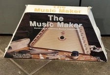 Vintage The Music Maker Melody Harp Award Winning Lap Harp/Zither W/Song Sheets