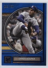 2025 Topps Museum Collection Sapphire 92/150 Sandy Koufax #36 HOF