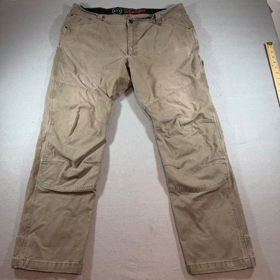 Wrangler ATG All Terrain Gear Mens Pants 40x30 Tan Stretch Canvas