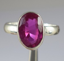 Natural Pink Rubellite Tourmaline 4.80 Ct Oval Gemstone Certified Women Ring