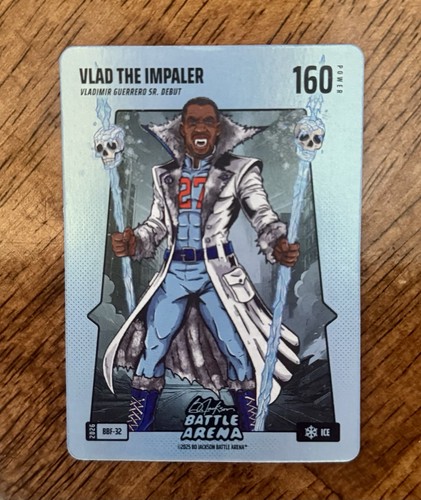 2026 Bo Jackson Battle Arena Vlad The Impaler Blue Battlefoil Vladimir Guerrero